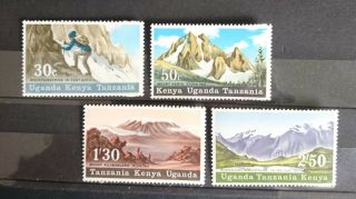 Complete Set Of 4 Mountaineering Stamps From K.  U.  T.  1968