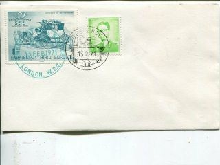 Great Britain Strike Mail Cover 13.  2.  1971,  Not Mailed