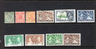 Nyasaland Stamp Lot,  M&u