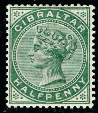 Uk Stamp Gibraltar 1886 - 1898 Queen Victoria,  1819 - 1901 1/2c Mh/og