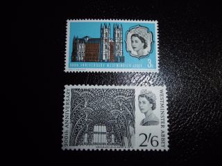 Sg687 - 688 1966 900th Anniversary Of Westminster Abbey.  Hinged Set.