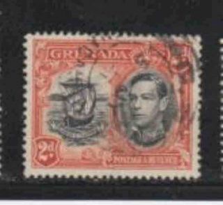 Grenada 135 1938 2p King George Vi & Seal Of The Colony F - Vf A