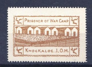 Isle Of Man Ww1 Knockaloe Prisoner Of War Camp Stamp - Modern Reprint - (71)