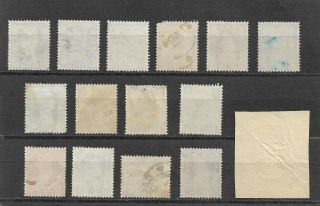SStamps 15 piece Old India stamps T247 2