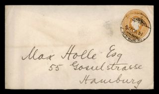 Dr Who 1905 India Calcutta Stationery To Germany E51161