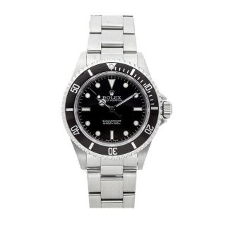 Rolex Submariner No Date Auto 40mm Steel Mens Oyster Bracelet Watch 14060