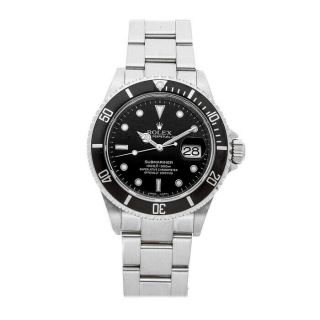 Rolex Submariner Auto 40mm Steel Mens Oyster Bracelet Watch Date 16610