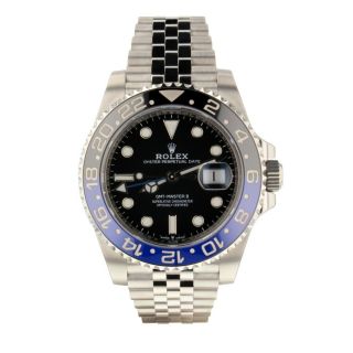 Rolex Gmt Master Ii Batman 40mm Jubilee Blue Watch 126710 Blnr 2019 All Stickers