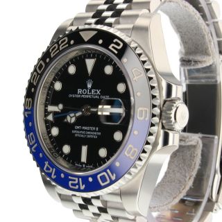 Rolex GMT Master II Batman 40mm Jubilee Blue Watch 126710 BLNR 2019 All Stickers 3