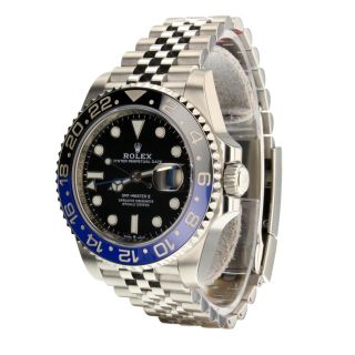 Rolex GMT Master II Batman 40mm Jubilee Blue Watch 126710 BLNR 2019 All Stickers 4