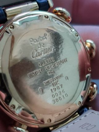 Cartier Pacha Wristwatch Quartz 18k gold 5