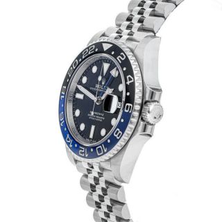Rolex GMT - Master II Batman Steel Automatic Mens Bracelet Watch 126710BLNR 3