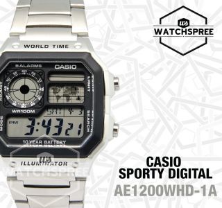Casio Standard Digital Watch Ae1200whd - 1a