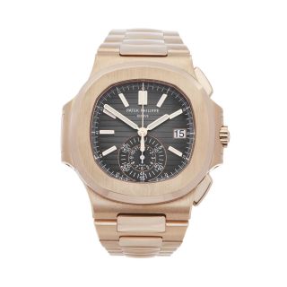 Patek Philippe Nautilus Chronograph 18k Rose Gold Watch 5980/1r - 001 W6476