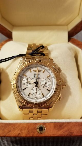 Pre - Owned Limited Edition Breitling Crosswind Special 18K Yellow Gold 2