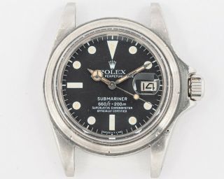 Vintage 1978 Rolex Submariner Ref.  1680 W/ Matte Dial No Bezel