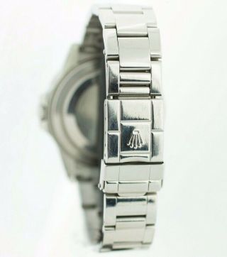 Rolex GMT - Master II 16710 Pepsi Stainless Steel Black Dial 1991 Auto Men ' s Watch 9