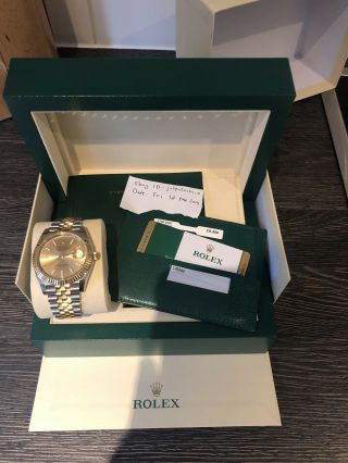 Rolex Datejust 41mm 126333 Gold/Silver BOX AND PAPERWORK 2018 - Incl Receipt 2
