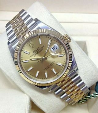 Rolex Datejust 41mm 126333 Gold/Silver BOX AND PAPERWORK 2018 - Incl Receipt 7