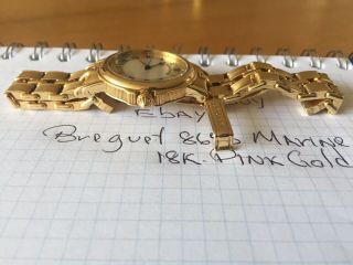 Breguet Marine Automatique in 18K.  YG Complete 33mm 149 grams with Authentic Box 4
