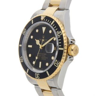 Rolex Submariner Auto 40mm Steel Yellow Gold Mens Bracelet Watch Date 116613LN 3