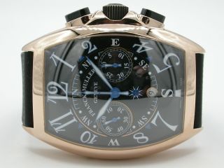 Franck Muller 9080 Cc At Mariner Chronograph 18k Rose Gold Mens Watch