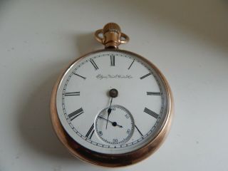 Elgin Nat Watch Co Vintage Gold Filled Case Gents Pocket Watch