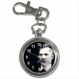 Friedrich Nietzsche Pocket Watch Keychain