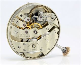 Rare Ed Koehn - TIFFANY Pocket Watch Movement Dial Set - 3