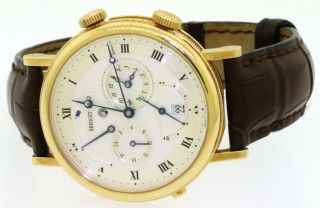Breguet Classique 5707 18K gold high fashion 40mm automatic men ' s watch w/ alarm 2
