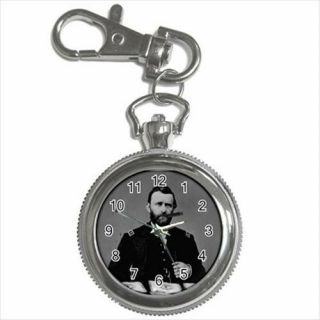 Ulysses S Grant Illinois Pocket Watch Keychain