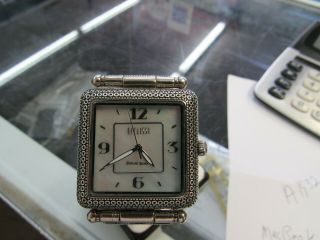 Ecclissi Sterling Silver Mother Of Pearl Bracelet Watch Model 33815 6.  5 " - 7 "