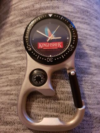 Kingfisher Watch,  Compass,  Beer Bottle Opener And Buckle - Mens Gift Rare