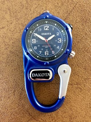 Dakota Watch Company Mini Clip Microlight Carabiner Watch 3808 - 8