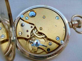 Quality J.  W.  Benson Solid 9 Carat Gold Gentleman ' s Pocket Watch. 4