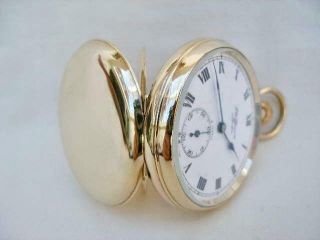 Quality J.  W.  Benson Solid 9 Carat Gold Gentleman ' s Pocket Watch. 7