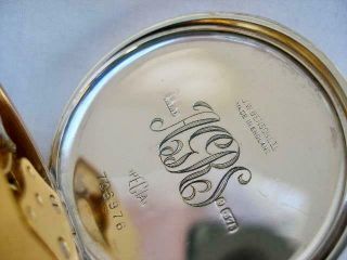 Quality J.  W.  Benson Solid 9 Carat Gold Gentleman ' s Pocket Watch. 9