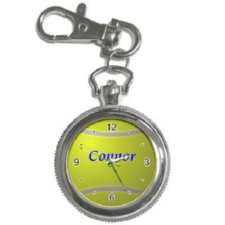 Tennis Ball Personalised Keychain Watch Gift Item