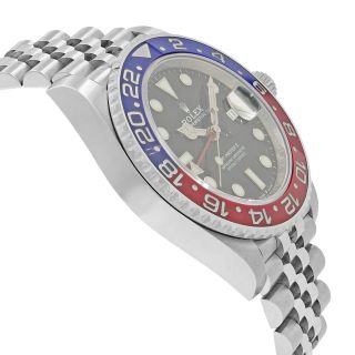 Rolex GMT - Master II Pepsi Ceramic Steel Automatic Mens Black Watch 126710BLRO 4