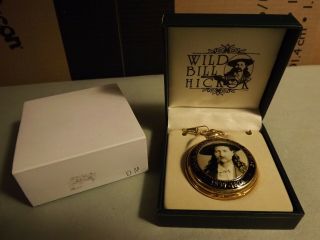 Vintage Wild Bill Hickok Pocket Watch Mib By Geronimo Productions