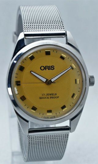 Mechanical Hand Winding Oris Watch 17j Cal.  Fhf St96 Swiss Made Men’s Wrist Watch