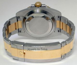 Rolex Submariner Date 18k Yellow Gold/Steel Blue Ceramic Watch B/P 116613 7