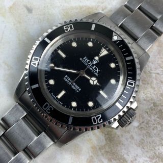 Vintage Rolex Submariner Dive Wristwatch Ref.  5513 Gloss 40mm c.  1986 NR 2