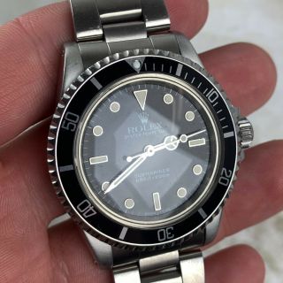 Vintage Rolex Submariner Dive Wristwatch Ref.  5513 Gloss 40mm c.  1986 NR 4