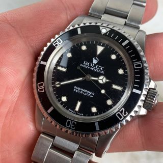 Vintage Rolex Submariner Dive Wristwatch Ref.  5513 Gloss 40mm c.  1986 NR 5