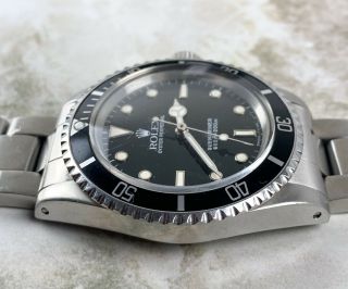 Vintage Rolex Submariner Dive Wristwatch Ref.  5513 Gloss 40mm c.  1986 NR 7