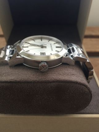 Burberry Women ' s BU9100 Large Check Stainless Steel Bracelet Watch 3