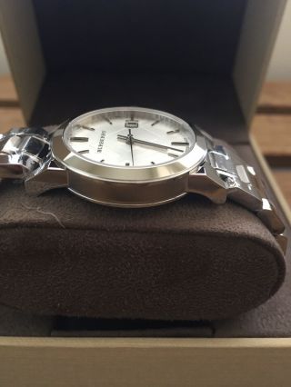 Burberry Women ' s BU9100 Large Check Stainless Steel Bracelet Watch 6