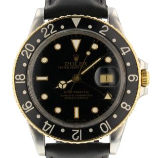 Rolex GMT Master Steel Yellow Gold 40mm Automatic Jubilee Watch 16753 Circa 1982 2