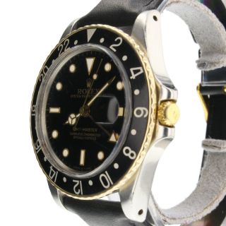 Rolex GMT Master Steel Yellow Gold 40mm Automatic Jubilee Watch 16753 Circa 1982 5